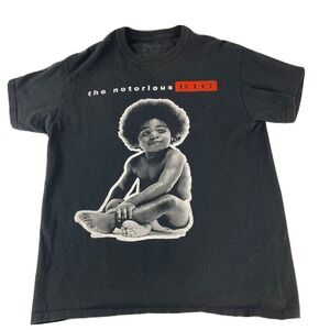 Notorious B.I.G Biggie‎ Mens T-Shirt Size Medium Rapper Vintage Retro Stye